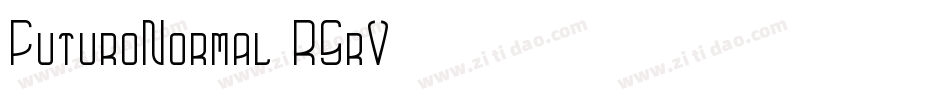 FuturoNormal-R5rV字体转换
