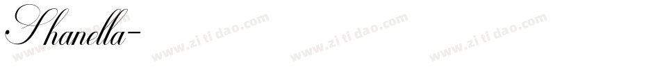 Shanella字体转换