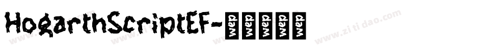 HogarthScriptEF字体转换