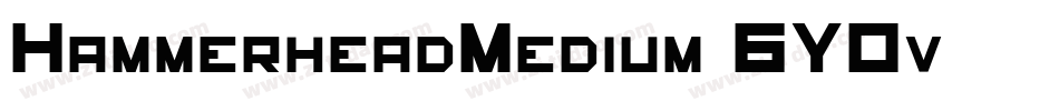 HammerheadMedium-6Y0v字体转换
