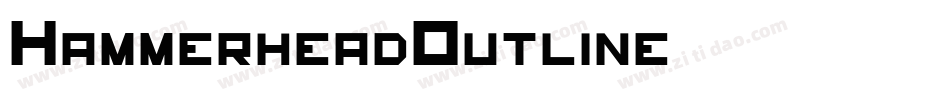 HammerheadOutline字体转换