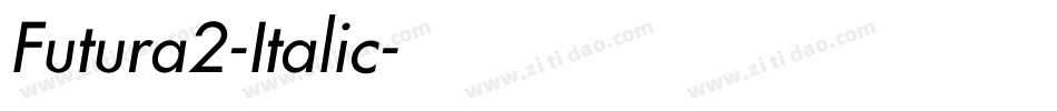 Futura2-Italic字体转换
