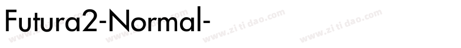 Futura2-Normal字体转换
