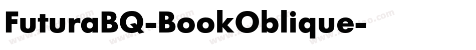 FuturaBQ-BookOblique字体转换
