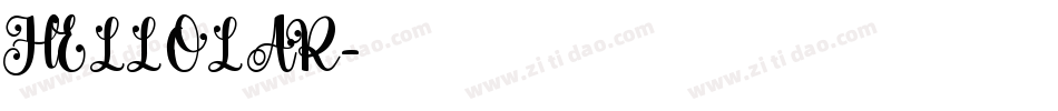 HELLOLAR字体转换