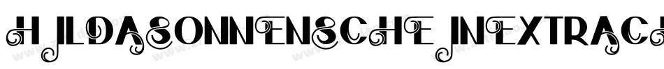 HildaSonnenscheinExtraCharacters-LV13字体转换