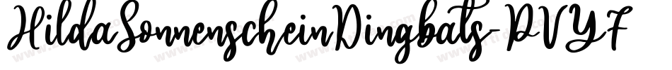 HildaSonnenscheinDingbats-PVY7字体转换