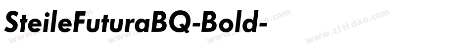 SteileFuturaBQ-Bold字体转换