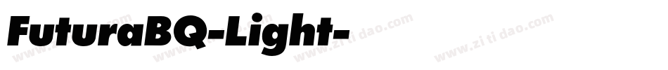 FuturaBQ-Light字体转换
