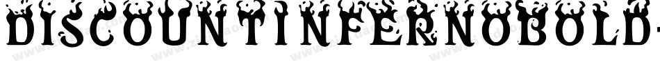 DiscountInfernoBold-R9J3字体转换