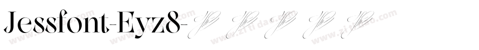 Jessfont-Eyz8字体转换