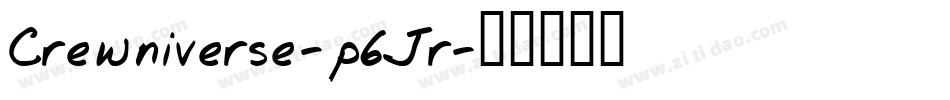 Crewniverse-p6Jr字体转换