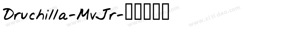 Druchilla-MvJr字体转换