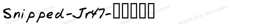 Snipped-Jr47字体转换