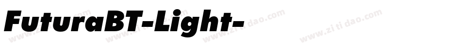 FuturaBT-Light字体转换