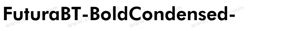 FuturaBT-BoldCondensed字体转换