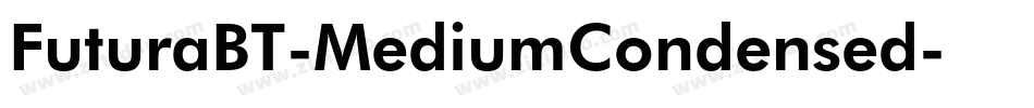 FuturaBT-MediumCondensed字体转换