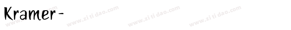Kramer字体转换