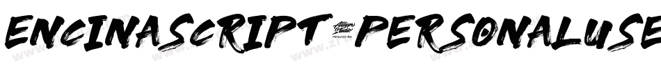 EncinaScript2PersonalUse-R2Le字体转换