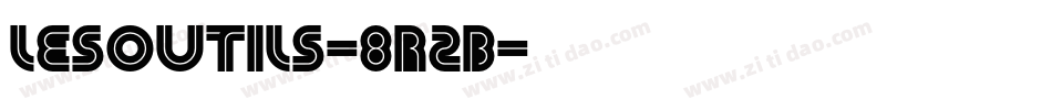 Lesoutils-8RzB字体转换