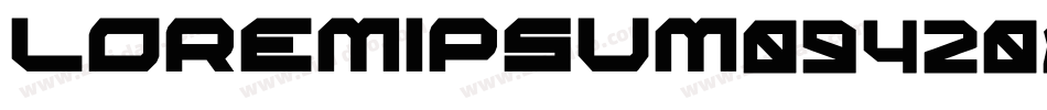loremipsum094208968字体转换