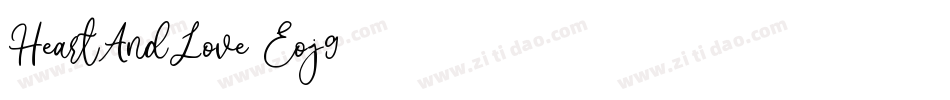 HeartAndLove-Eoj9字体转换