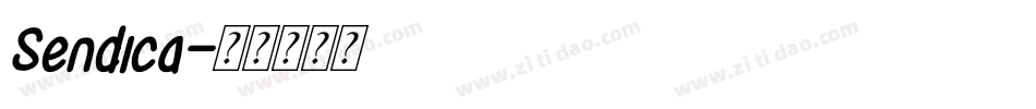 Sendica字体转换