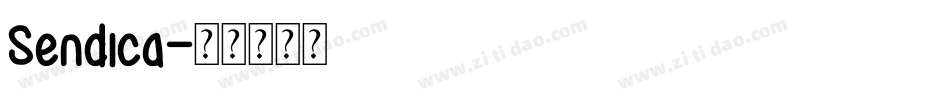 Sendica字体转换