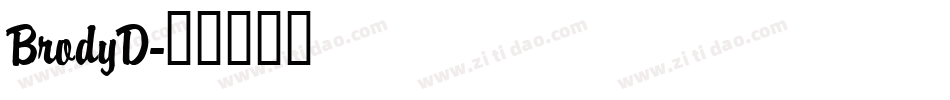 BrodyD字体转换