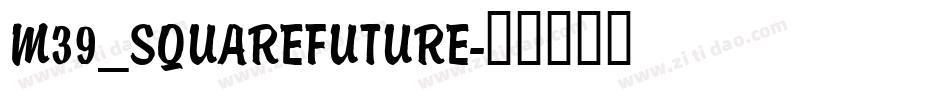 M39_SQUAREFUTURE字体转换