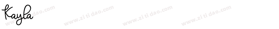 Kayla字体转换