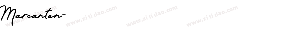 Marcanton字体转换