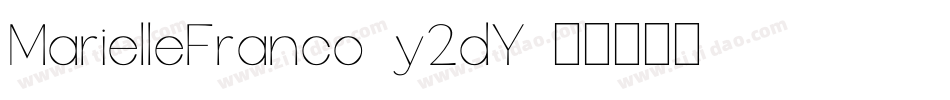 MarielleFranco-y2dY字体转换