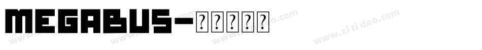Megabus字体转换