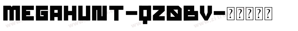 Megahunt-qZ0BV字体转换