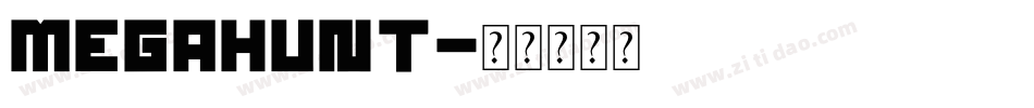 Megahunt字体转换