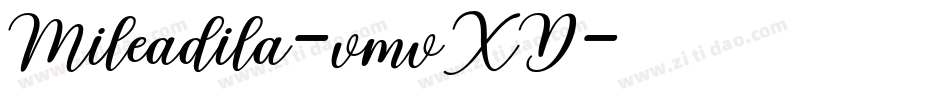 Mileadila-vmvXD字体转换