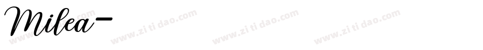 Milea字体转换