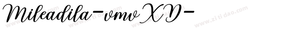 Mileadila-vmvXD字体转换