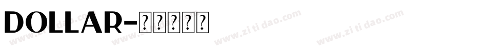 Dollar字体转换