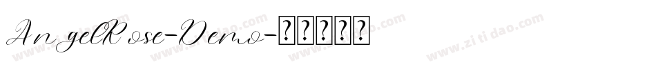 AngelRose-Demo字体转换