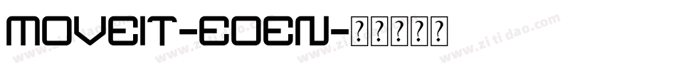 MoveIt-Eoen字体转换