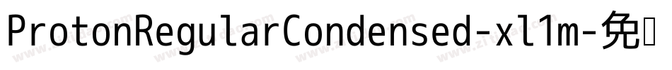 ProtonRegularCondensed-xl1m字体转换