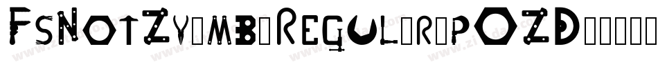 FsNotZyambaRegular-pOZD字体转换