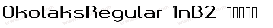 OkolaksRegular-1nB2字体转换