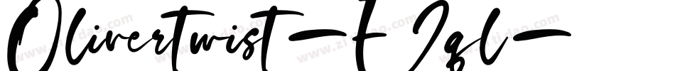 Olivertwist-E2ql字体转换