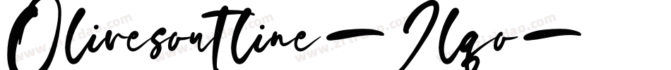 Olivesoutline-2lqo字体转换