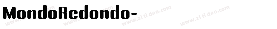 MondoRedondo字体转换
