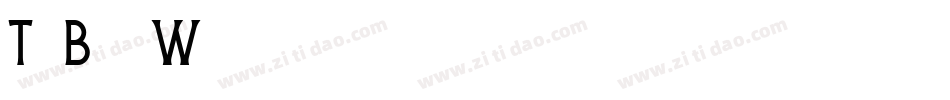 TheBrownWall-2字体转换