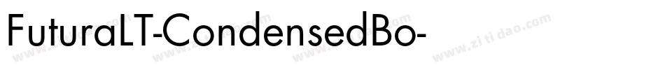 FuturaLT-CondensedBo字体转换